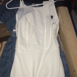 a white beautiful dress!